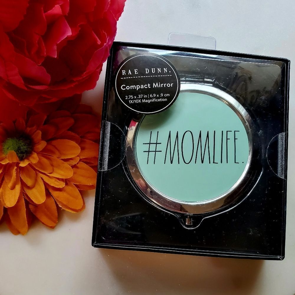 Rae Dunn "Mom Life" Compact Mirror